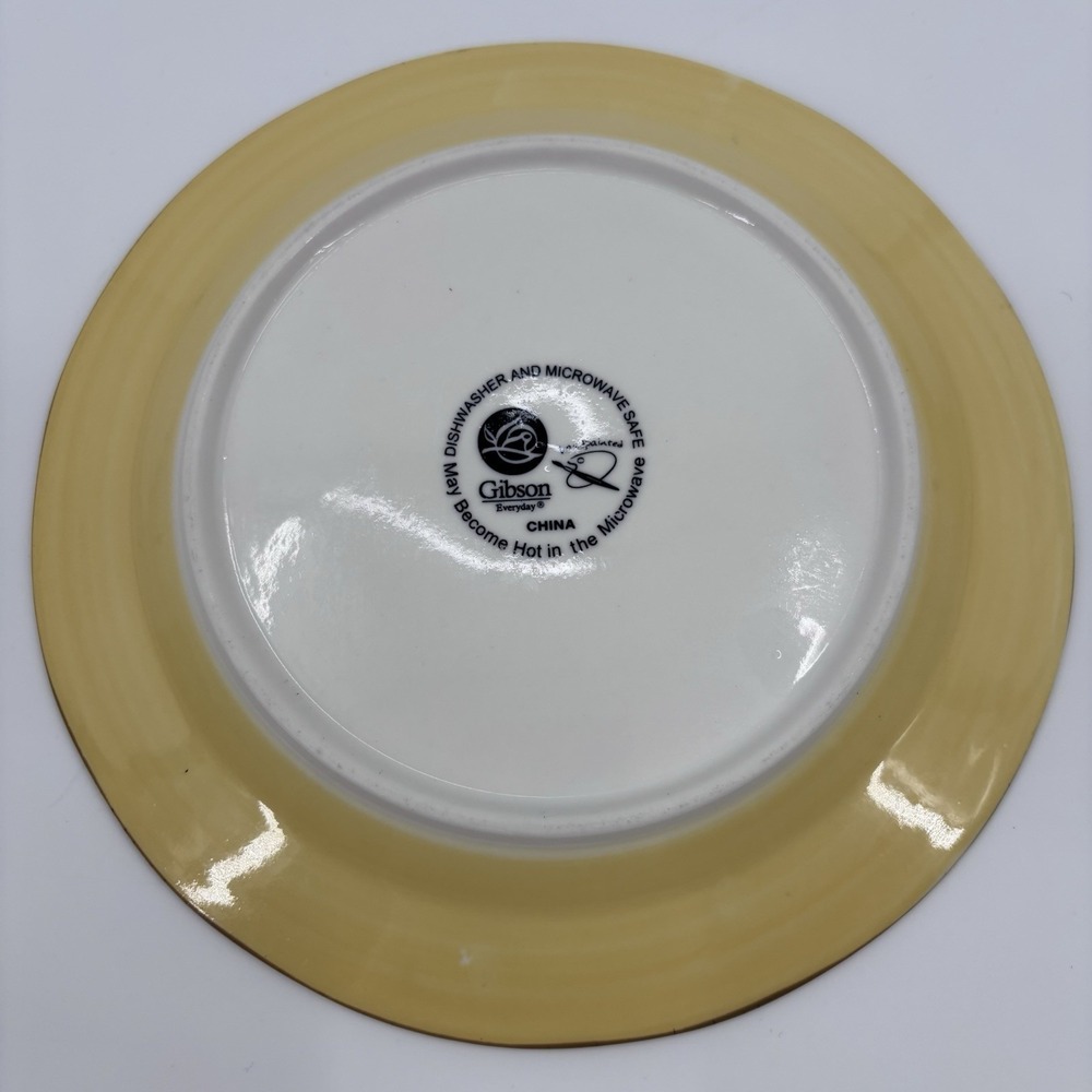 Gibson Designs "HERITAGE PARK" Dinner Plates Handpainted Retired Replacement - Picture 2 of 6